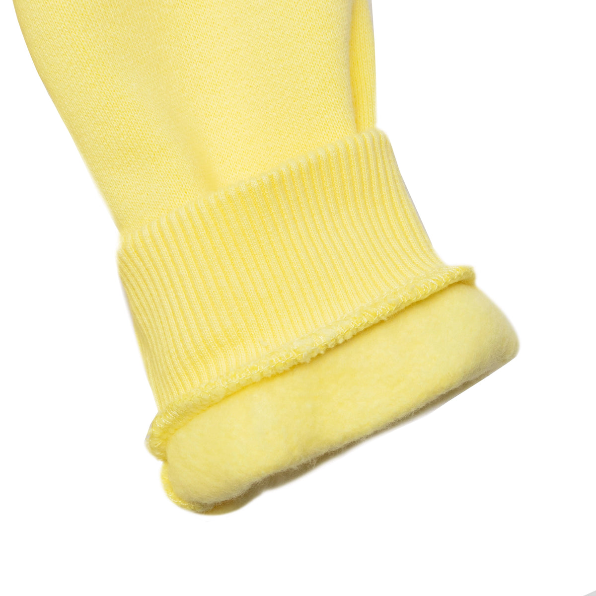 Children's Sweatshirt in Yellow Organic Cotton with Golden Retriever Print on the front
